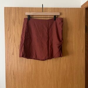 Elegant Rust Skort